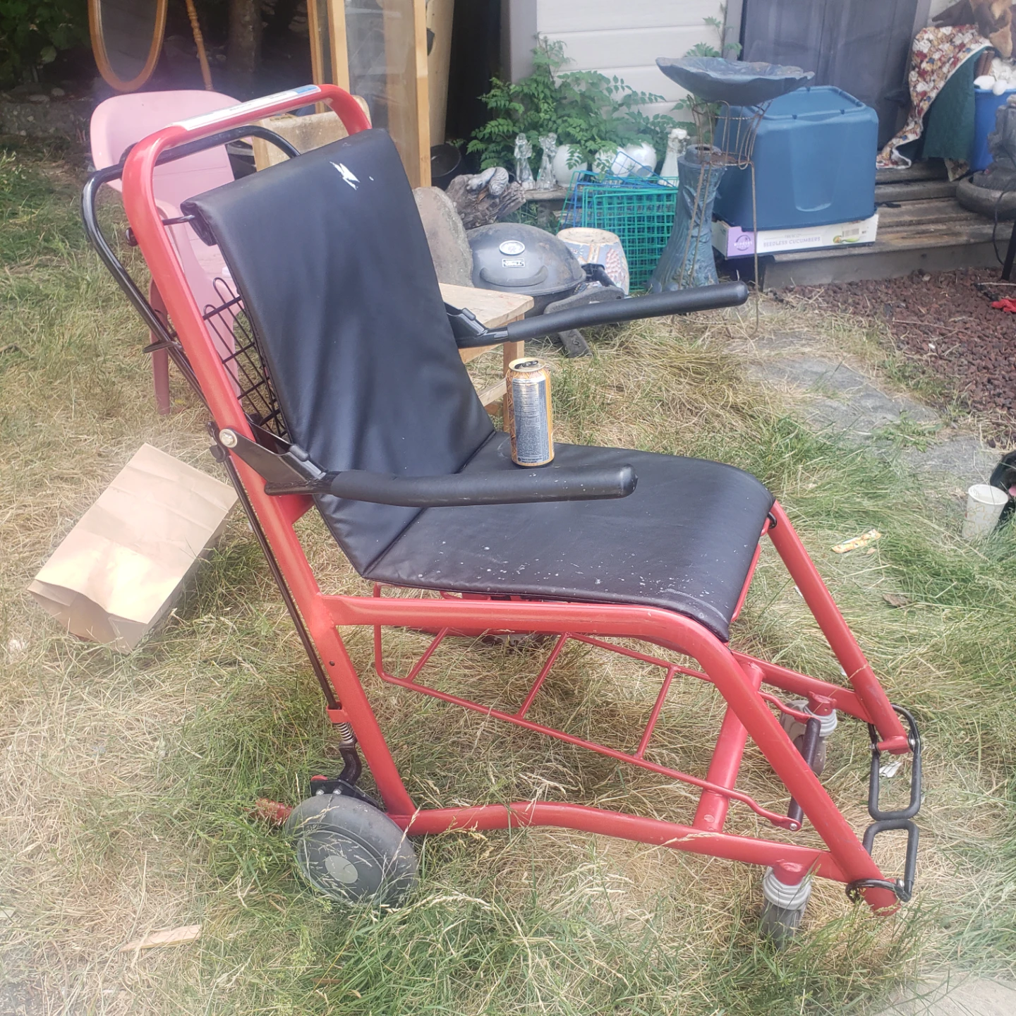 Red Mobility Chair