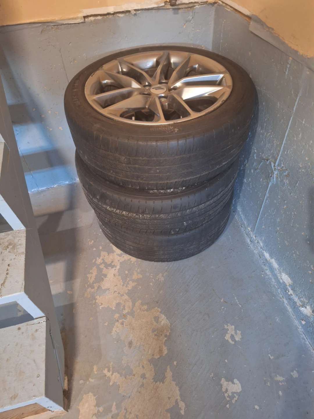 Set of 3 Tires with Rims
