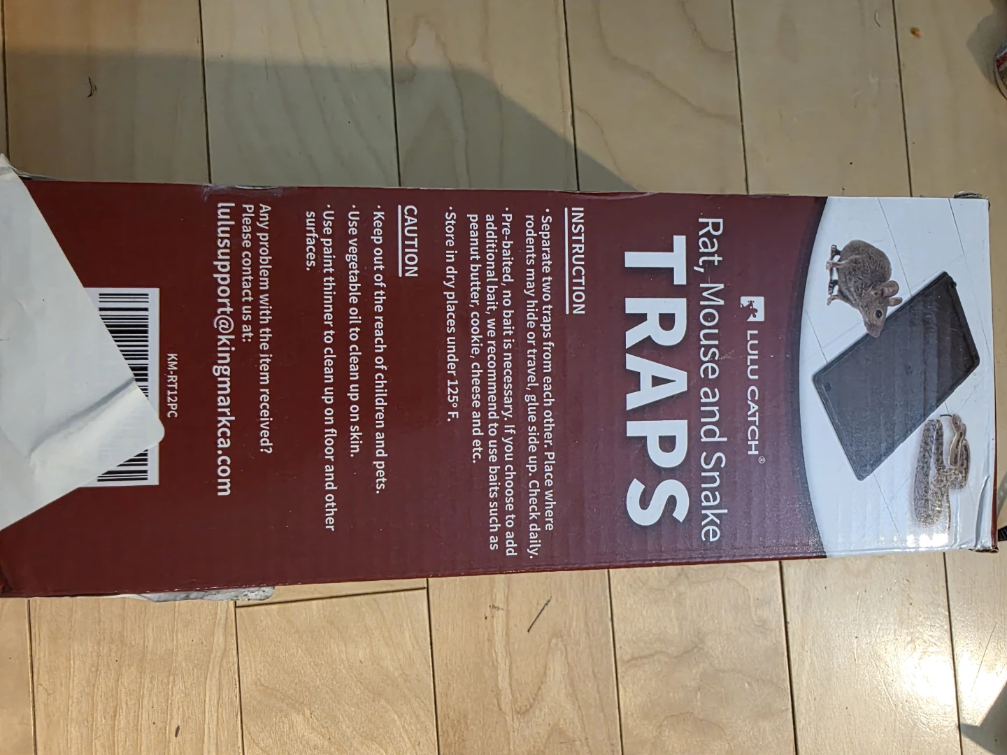 Lulu Catch Rat, Mouse, and Snake Traps - 12 Pack $20 - photo 2