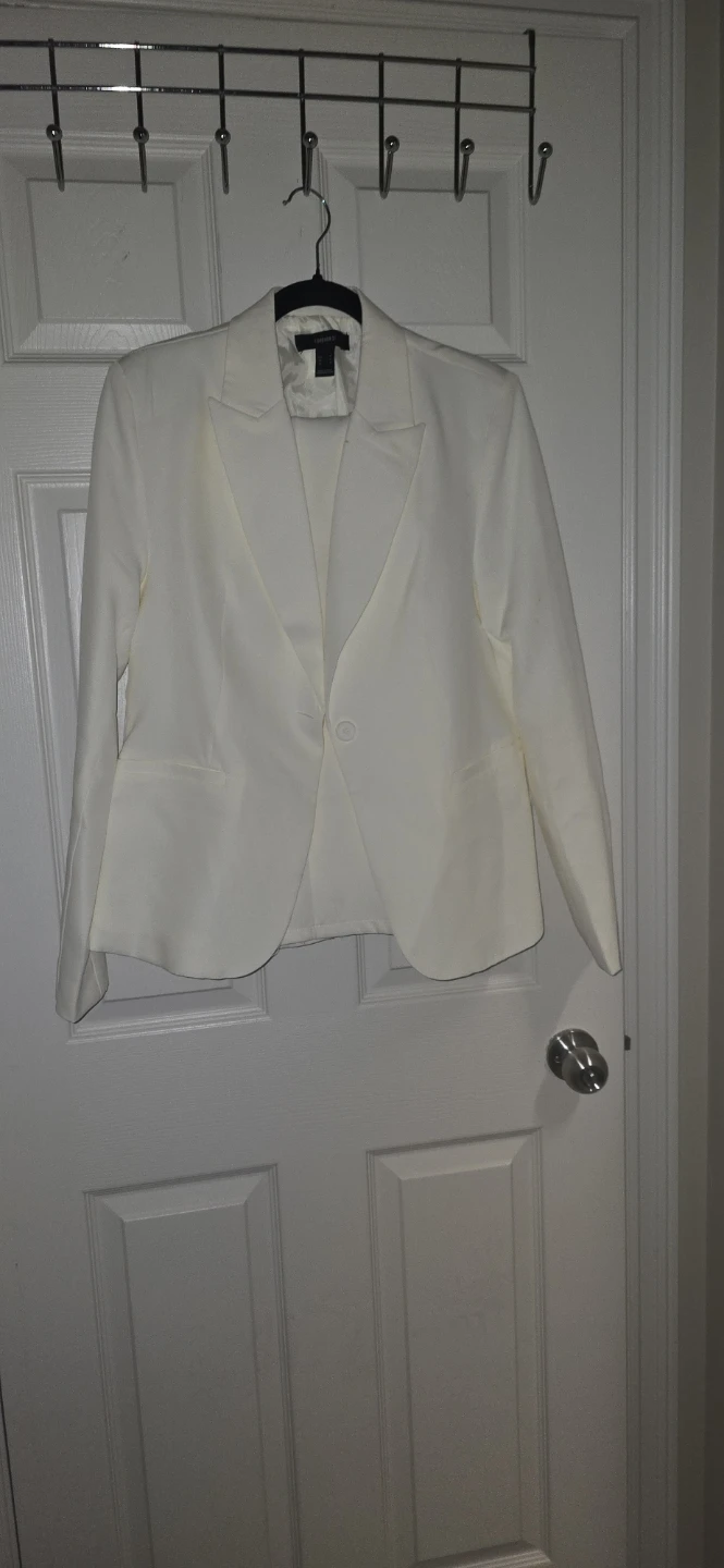 White Forever 21 Blazer