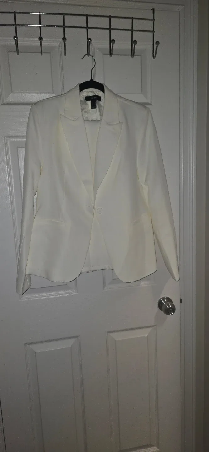 White Forever 21 Blazer