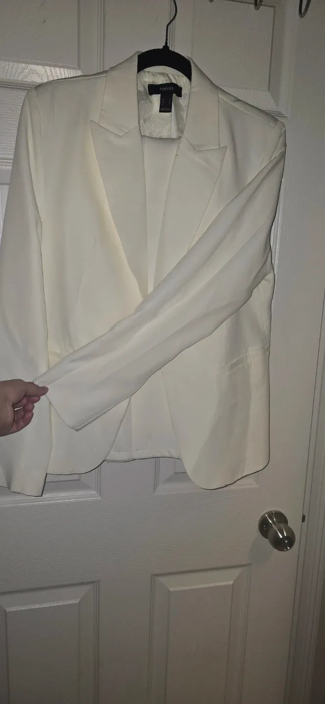 White Forever 21 Blazer - photo 2
