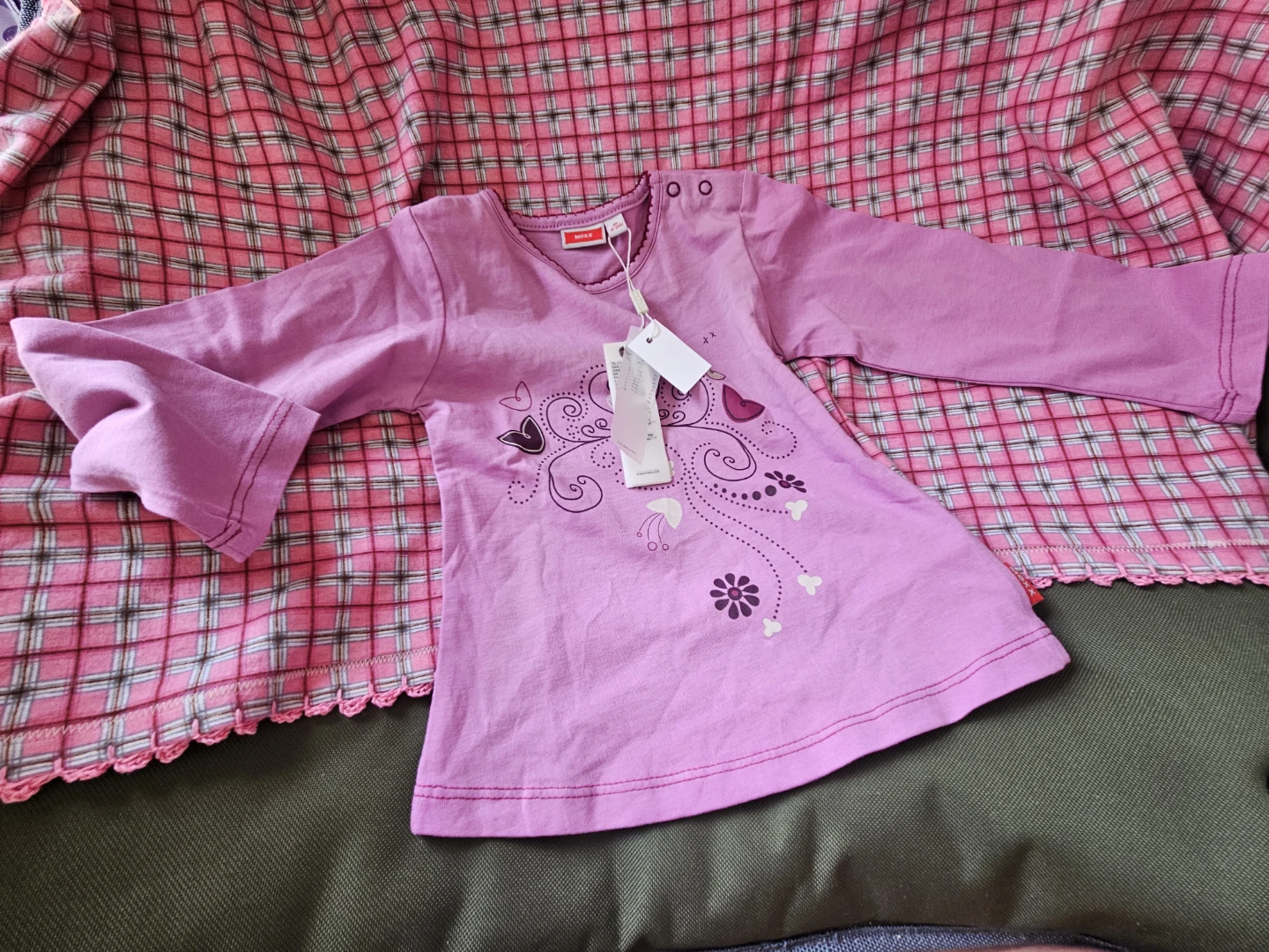 Moxx baby girls long sleeve top - Size 74