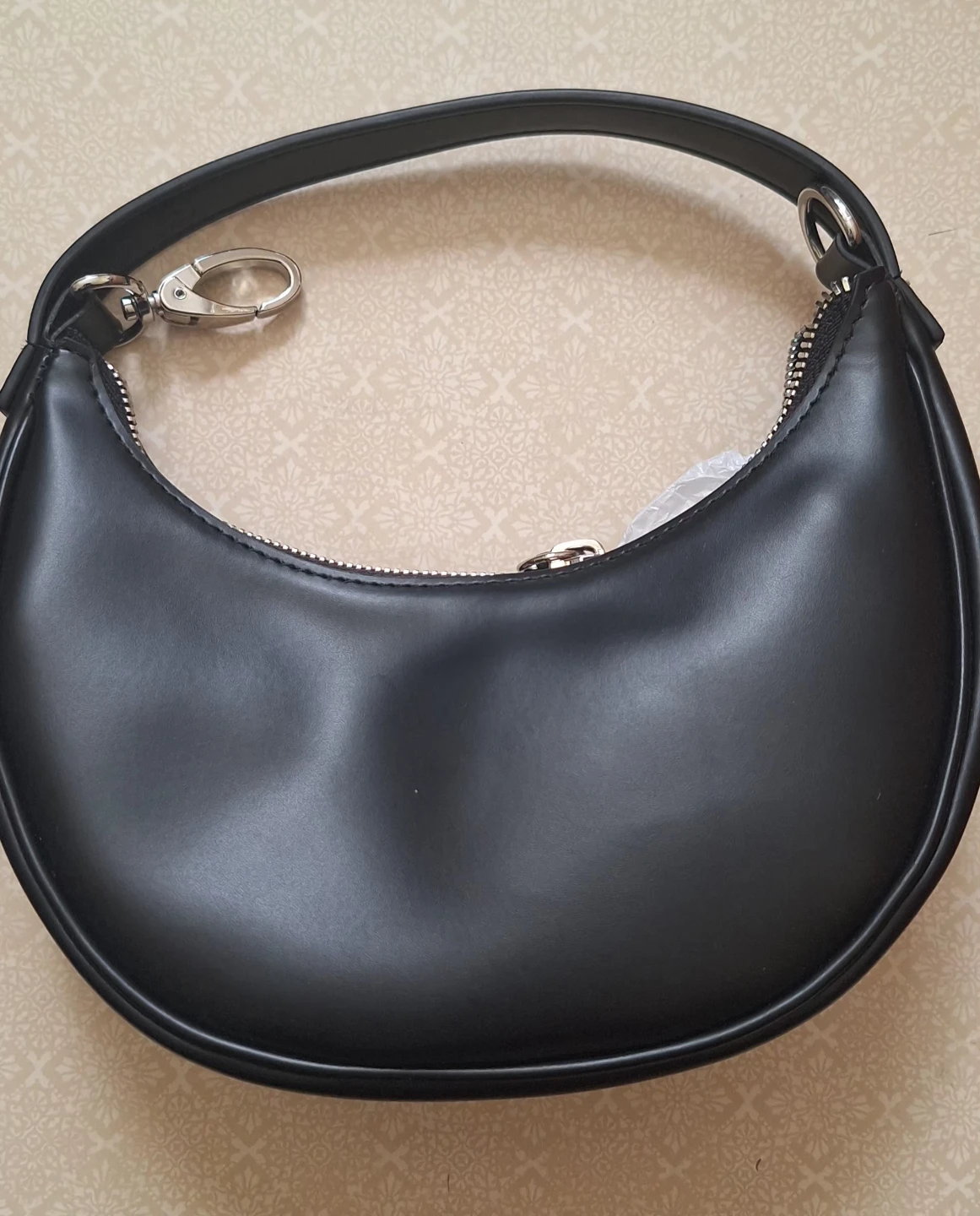 Black Crescent Moon Handbag