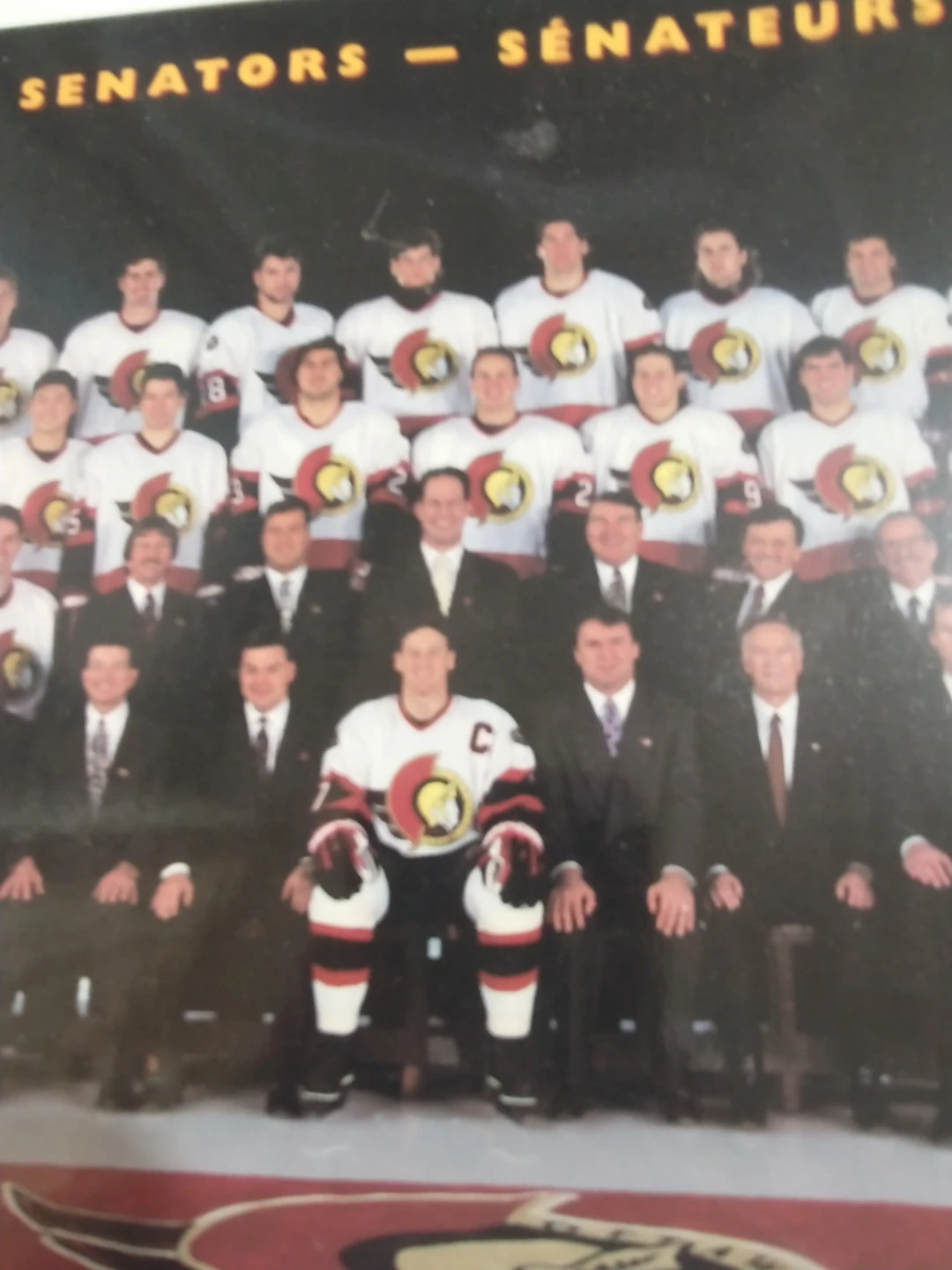 1995 NHL Ottawa Senators Team Picture - photo 5