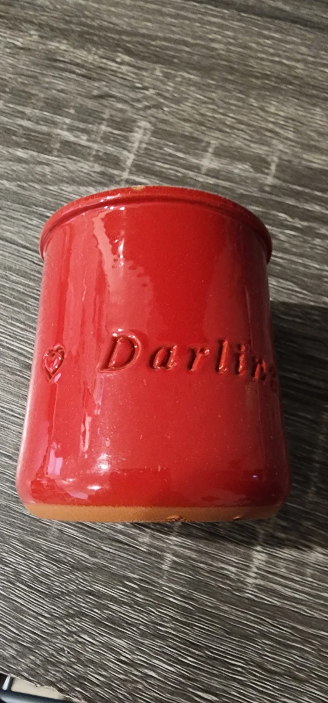 Red "Darling" Jar Empty ⚽