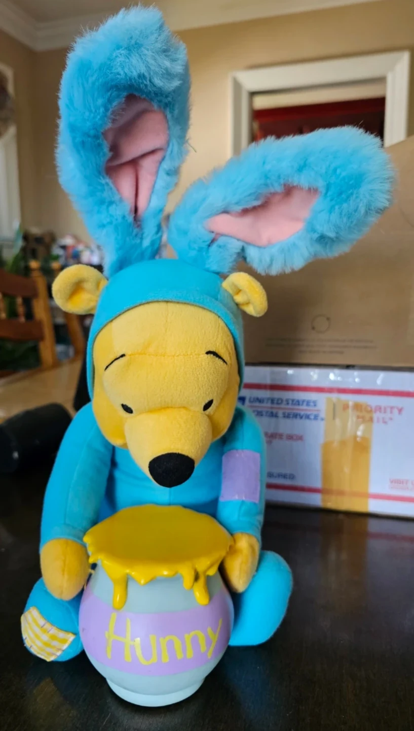 ⚽️Winnie the Pooh Plush Bunny Easter "Hunny" Pot⚽️
