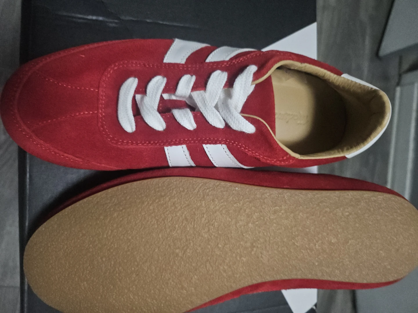 Madewell Red Suede Sneakers - photo 5
