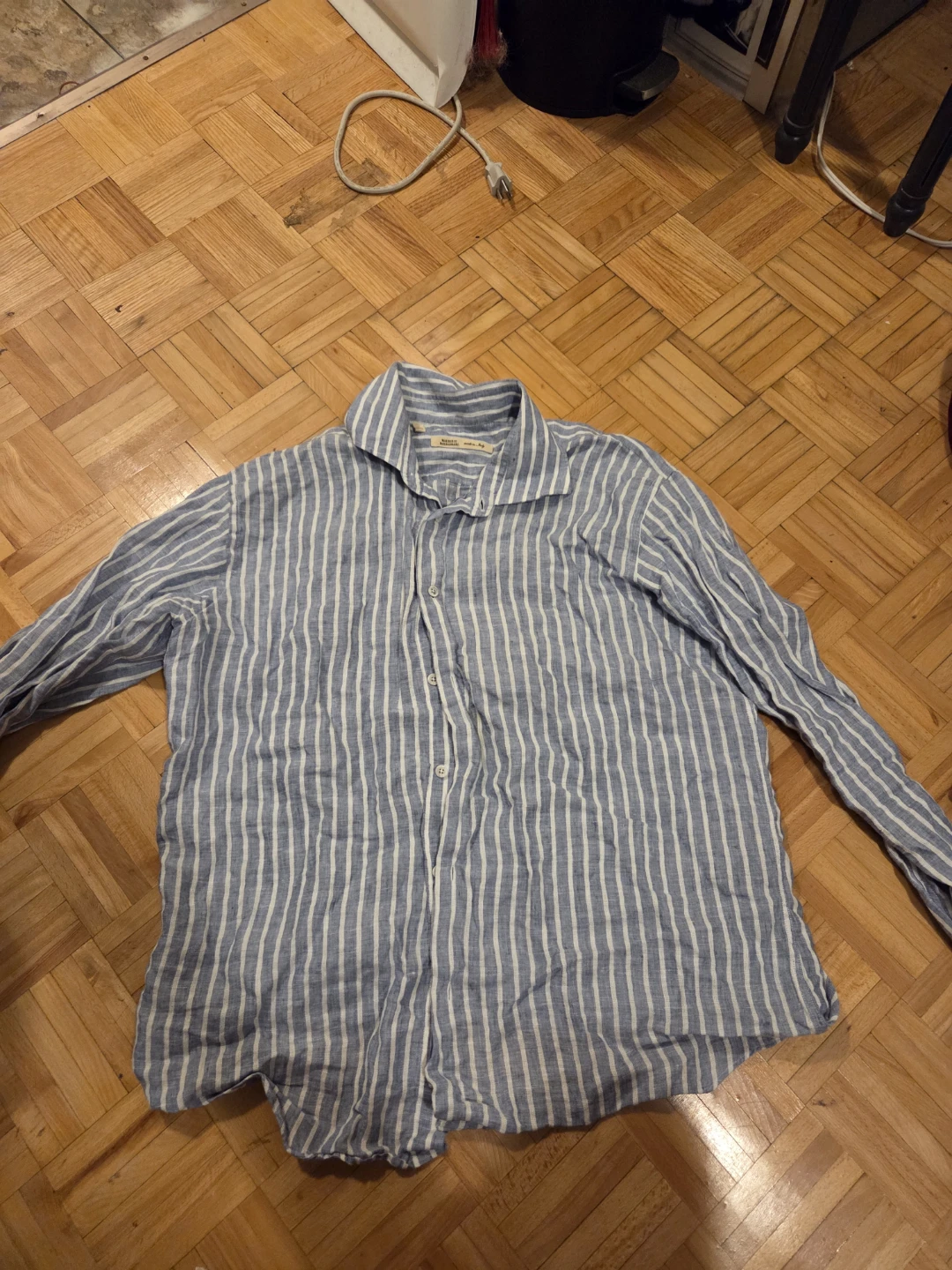 Maurizio Baldassari Striped Linen Shirt