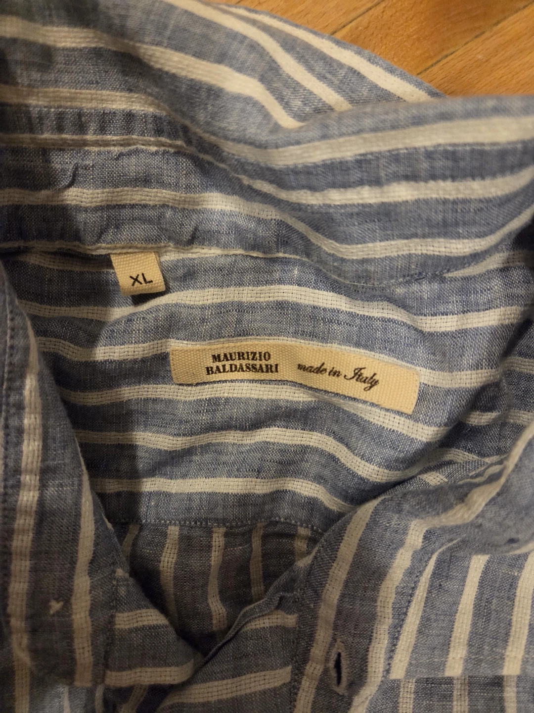 Maurizio Baldassari Striped Linen Shirt - photo 2