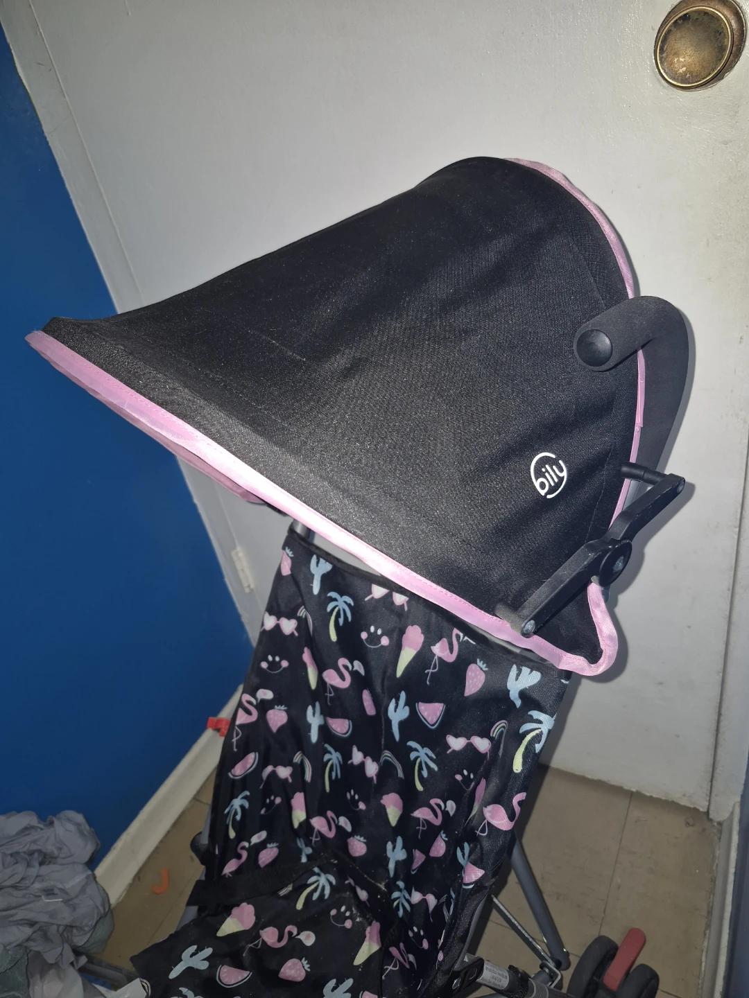 Bily Stroller with Flamingo Print - photo 2