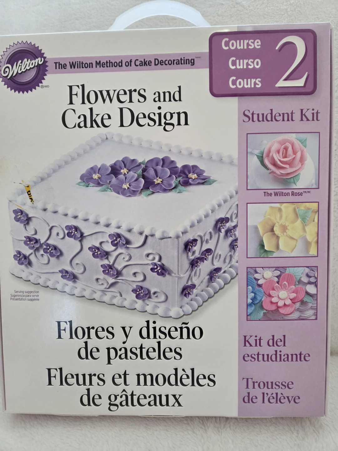 Wilton Flowers and Cake Design Student Kit Course 2