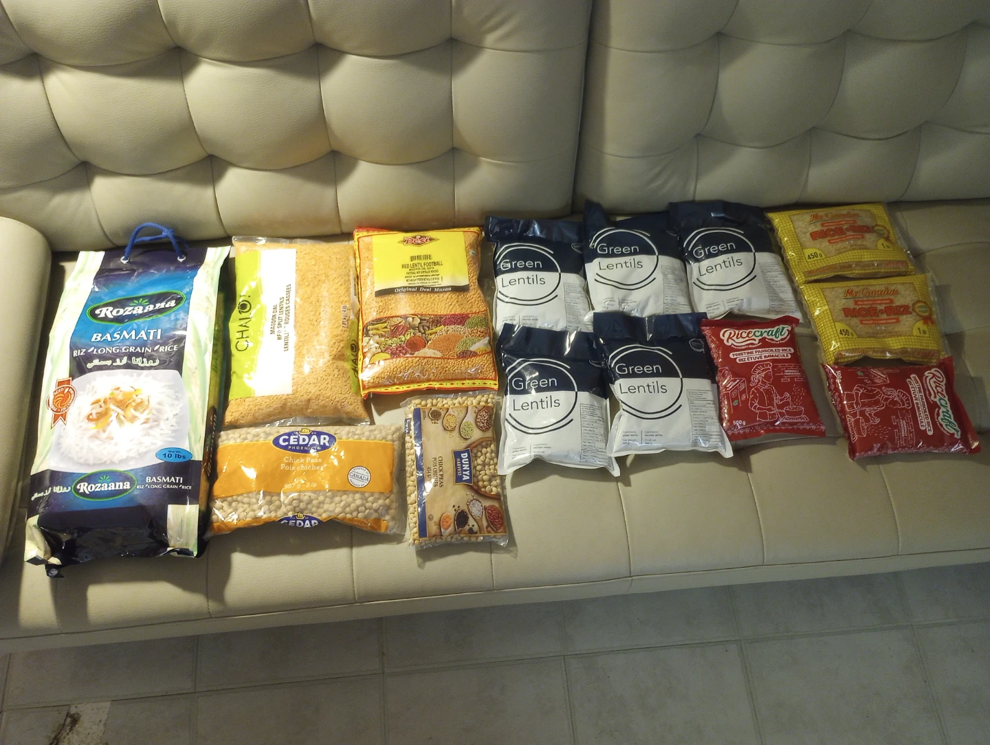 Large Lot of Rice and Legumes