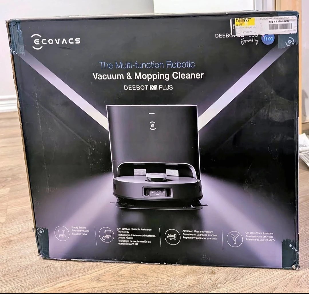 ECOVACS DEEBOT X1 PLUS Robotic Vacuum and Mopping Cleaner