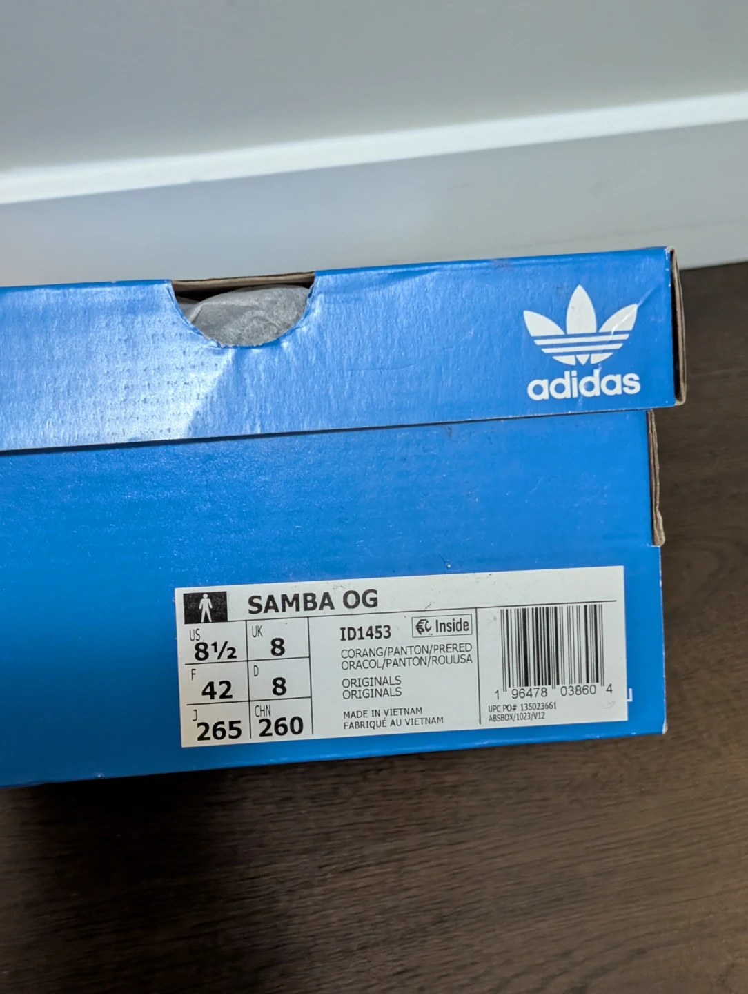 BRAND NEW Adidas Samba OG Orange, Size 8.5 - photo 2