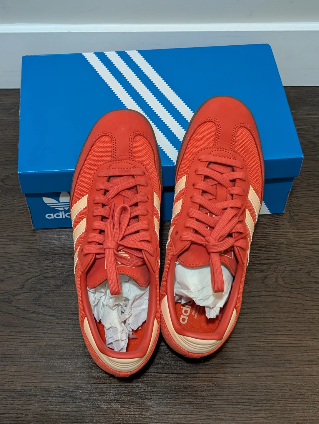 BRAND NEW Adidas Samba OG Orange, Size 8.5 - photo 3