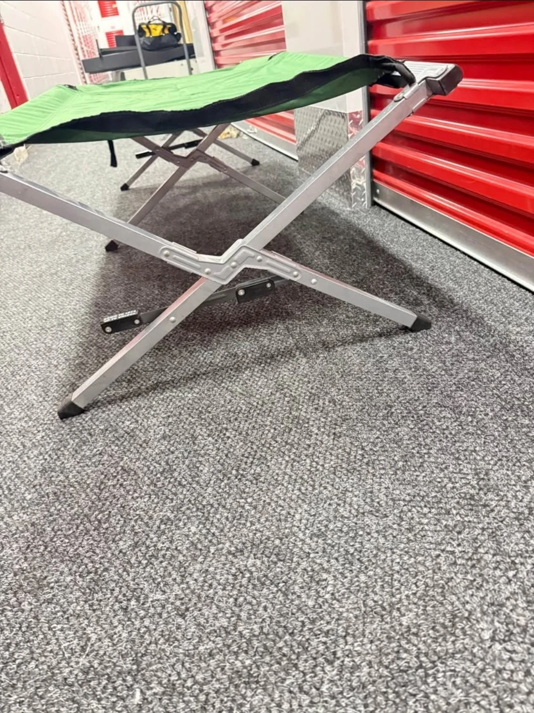 Green Folding Camping Cot - photo 2