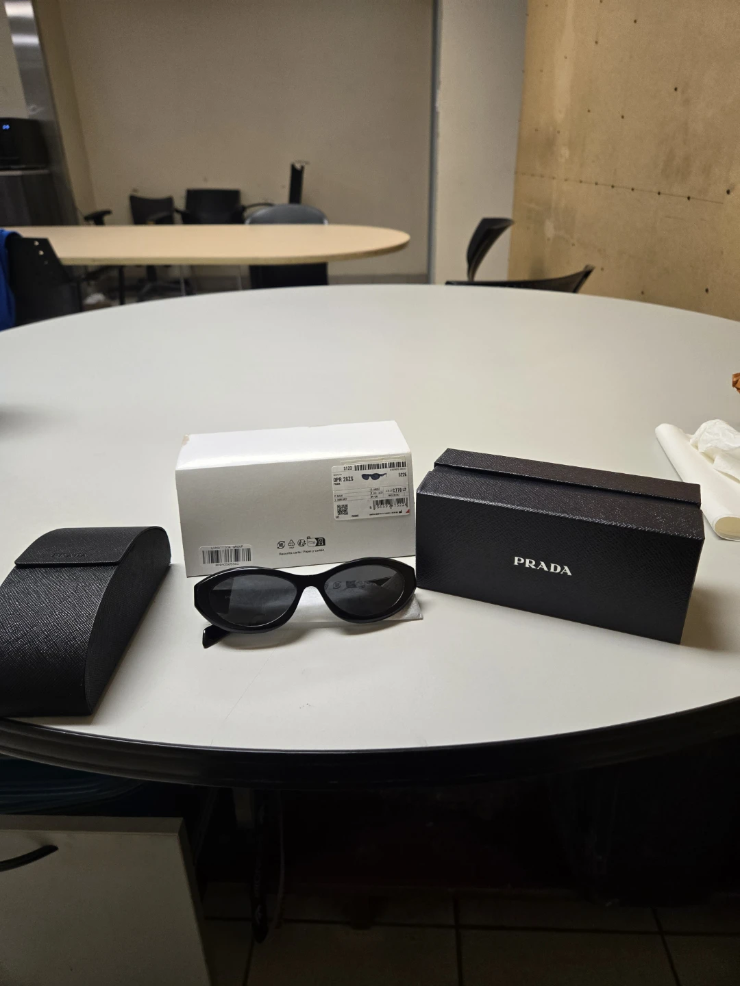 PRADA OPR 26ZS Sunglasses Black