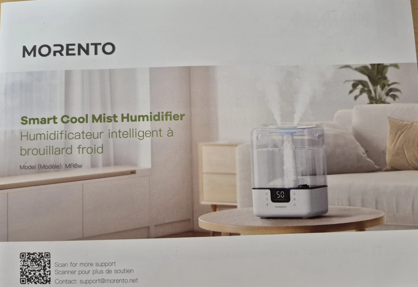 Morento Smart Cool Mist Humidifier MR6W - photo 5