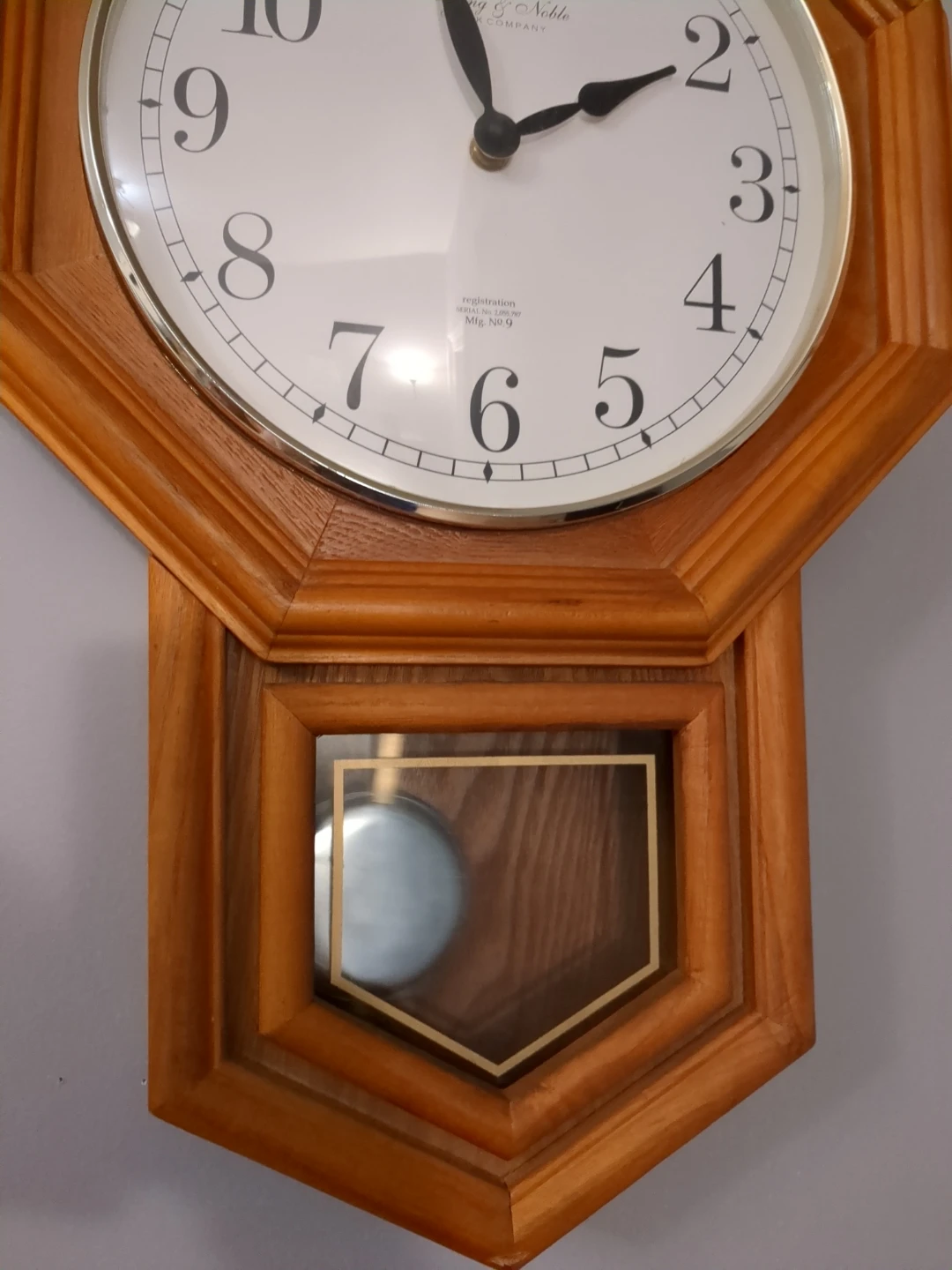 Sterling and Noble Pendulum Clock No.9 - photo 4
