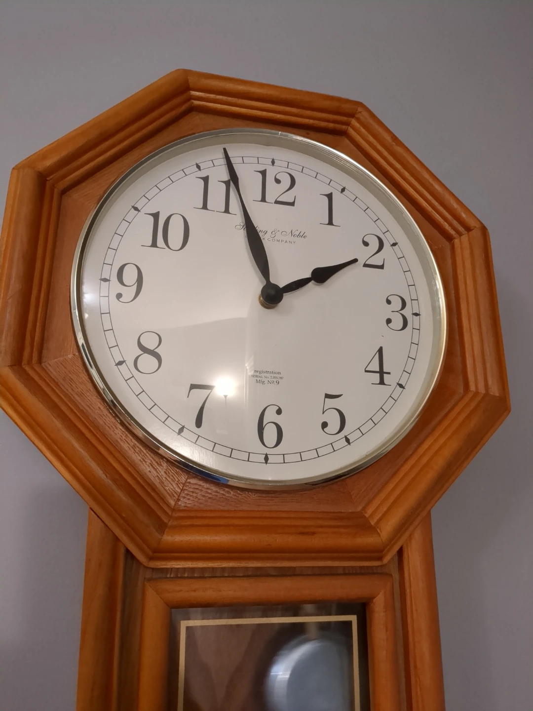 Sterling and Noble Pendulum Clock No.9 - photo 5