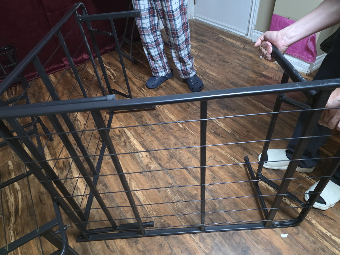 Black Metal Bed Frame - photo 5