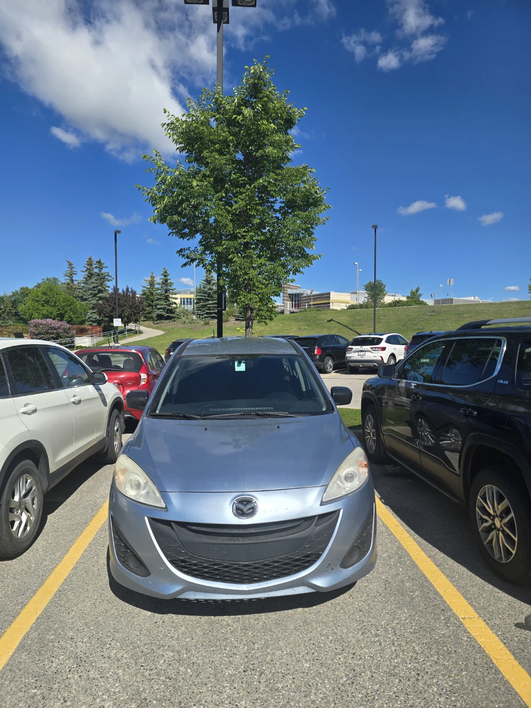 Blue Mazda 5