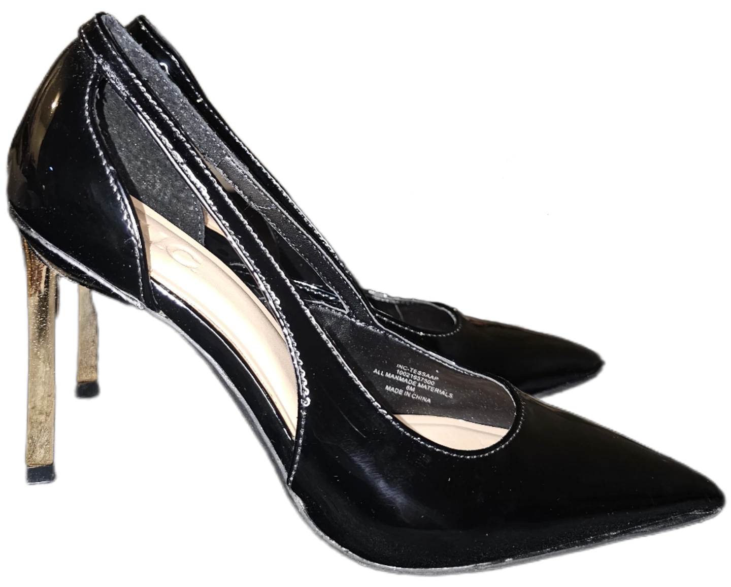 INC Black Patent Pointed Toe Heels - Size 6⚽️ - photo 2