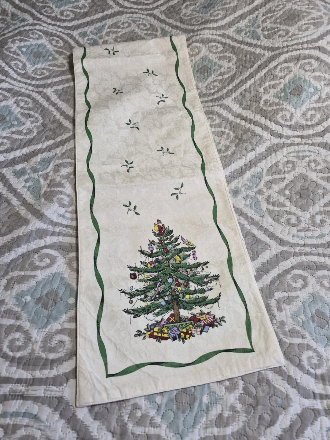 Beautiful 70" x 14" Holiday Christmas Runner
