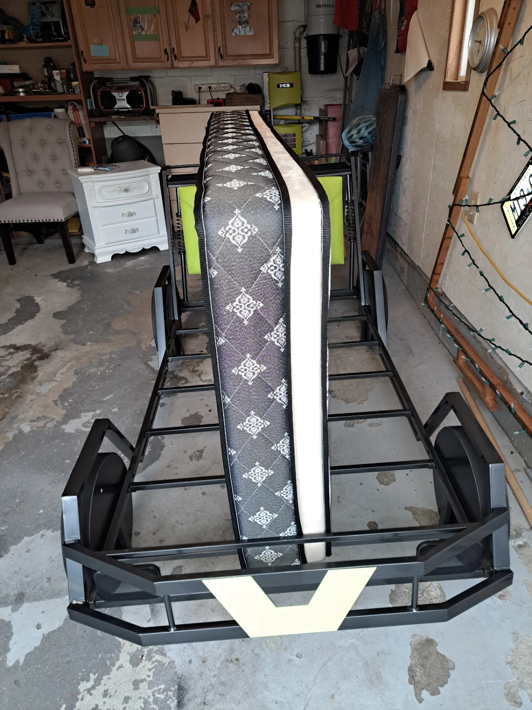 Kids Race Car Bed Frame with Mattress - photo 4