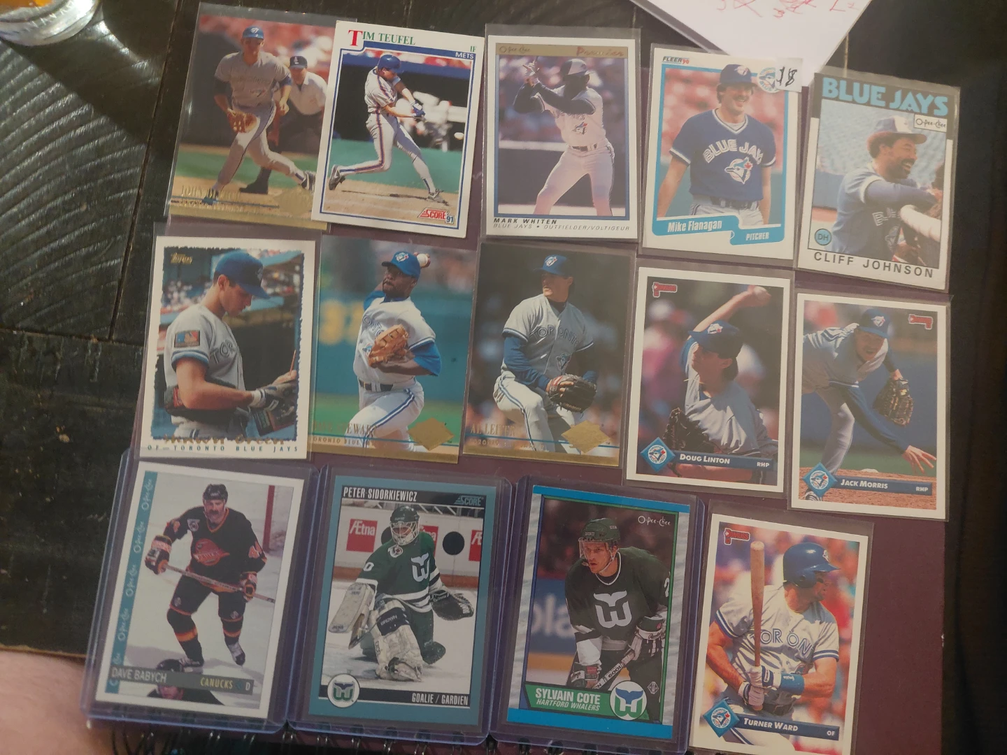 Assorted Baseball and Hockey Cards
