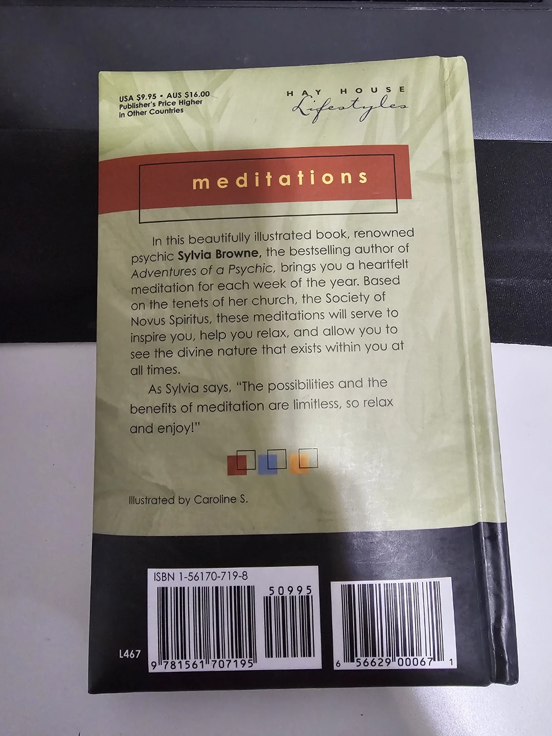 Meditations | Sylvia Browne (Hardcover) 📖 🧡💛 - photo 2