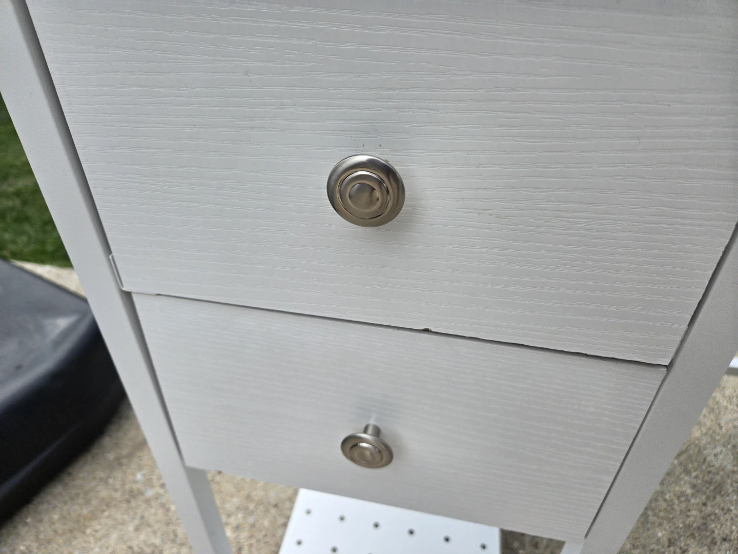 White Craft Table with Drawers and Storage - photo 3