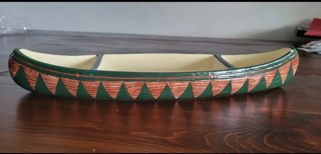 Vintage Big Sky Carvers Canoe Dish ⚽ - photo 2