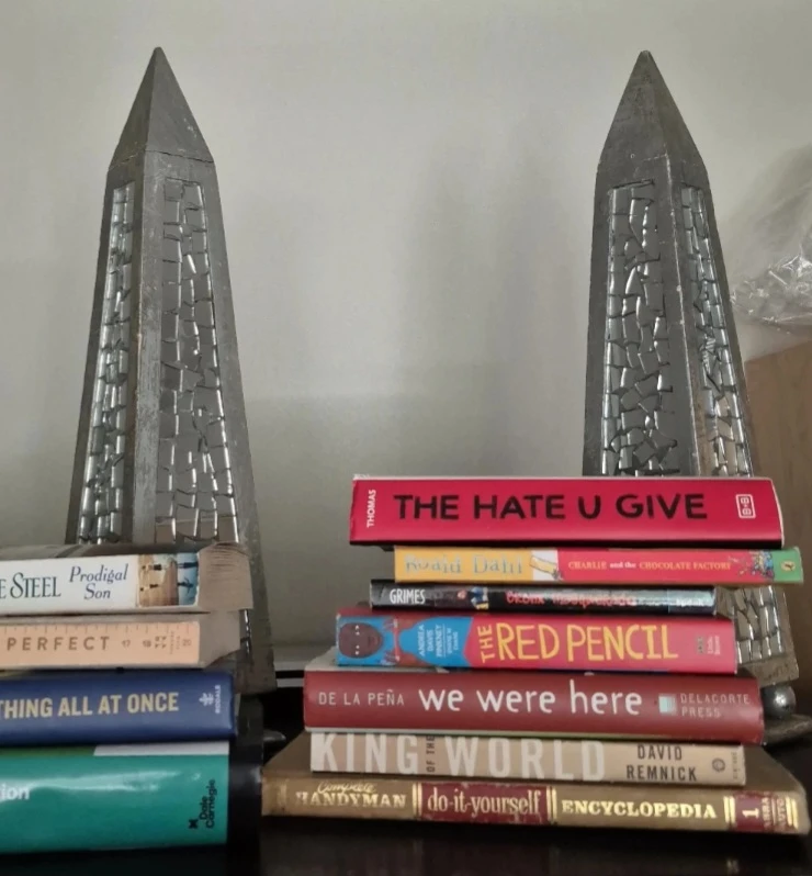 Silver Mosaic Obelisk Decorative Accent - photo 2