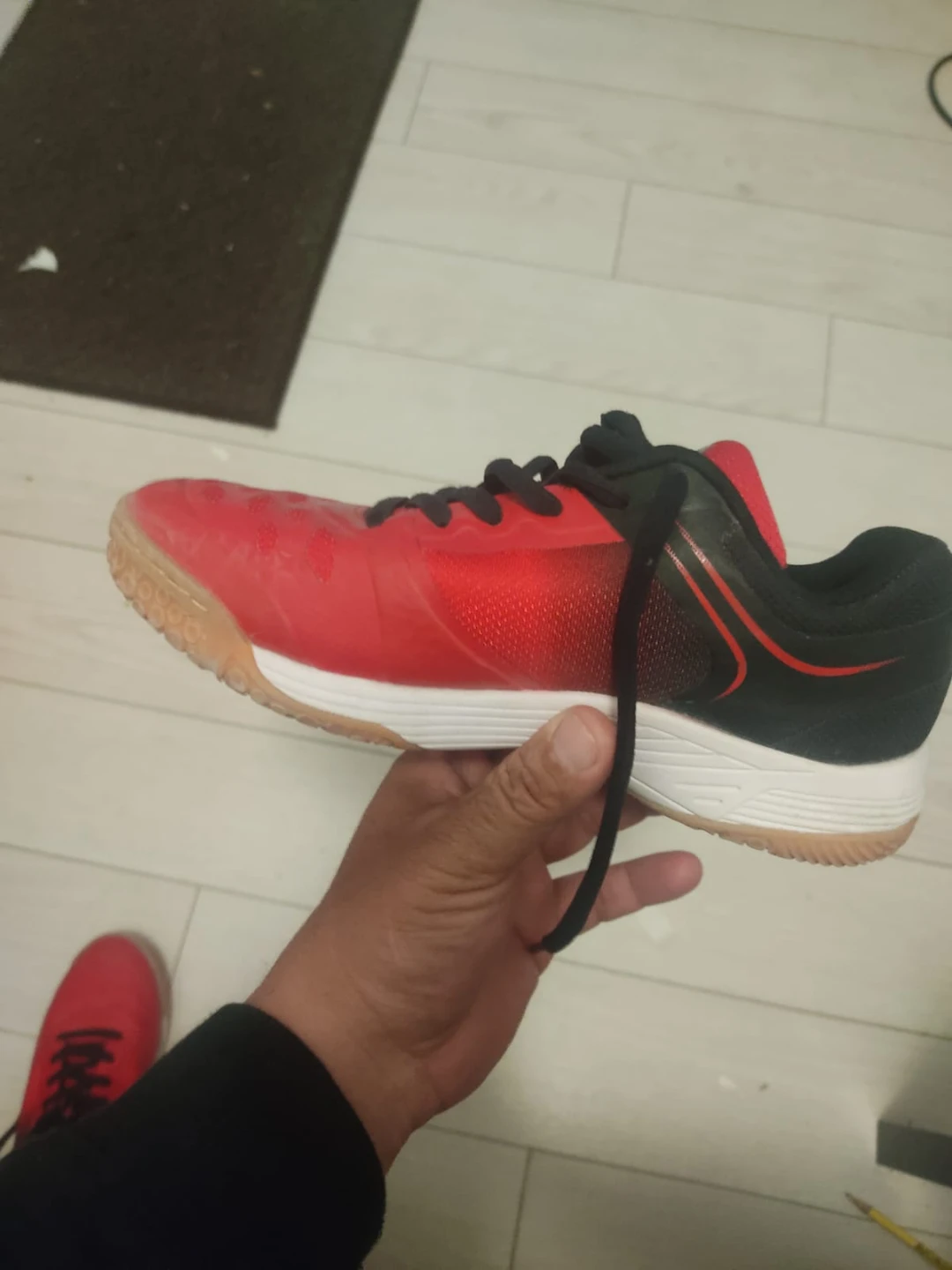 Nivia Red and Black Court Shoes - photo 4