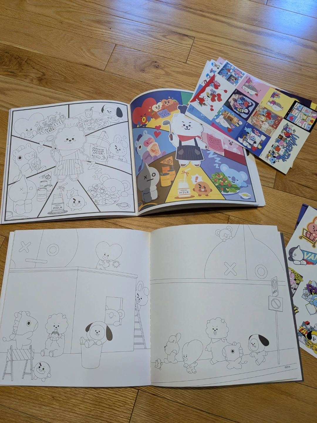 BT21 (BTS) Coloring Book and Coloring Book 2 - photo 2