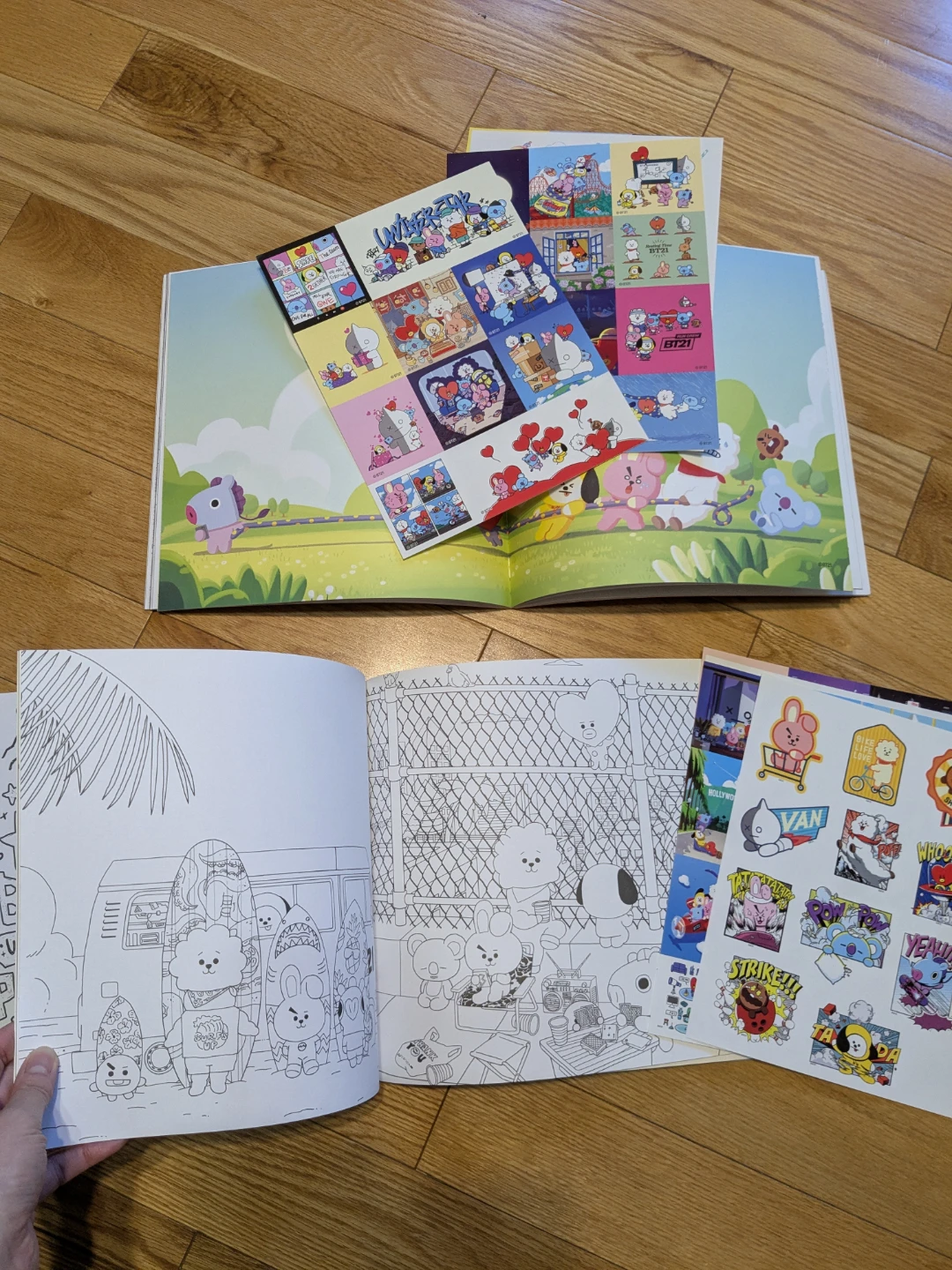 BT21 (BTS) Coloring Book and Coloring Book 2 - photo 3