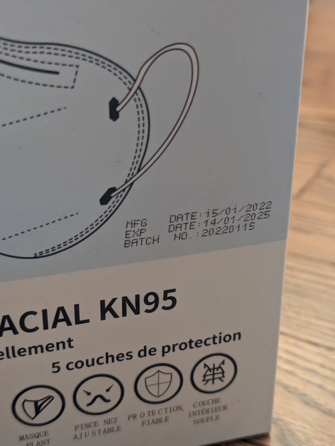 KN95 Face Mask (8, Expired) - photo 3
