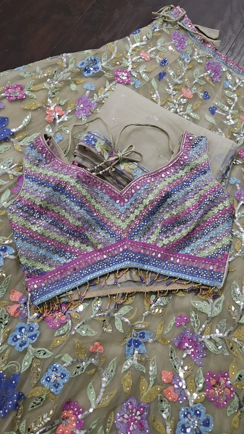 Embroidered Lehenga Choli Set - photo 2