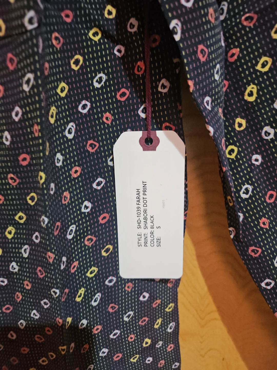 La Boheme "Shabori Dot Print"  Top - Size S - photo 3