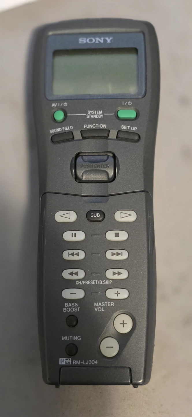 Sony RM-LJ304 Universal Remote Control