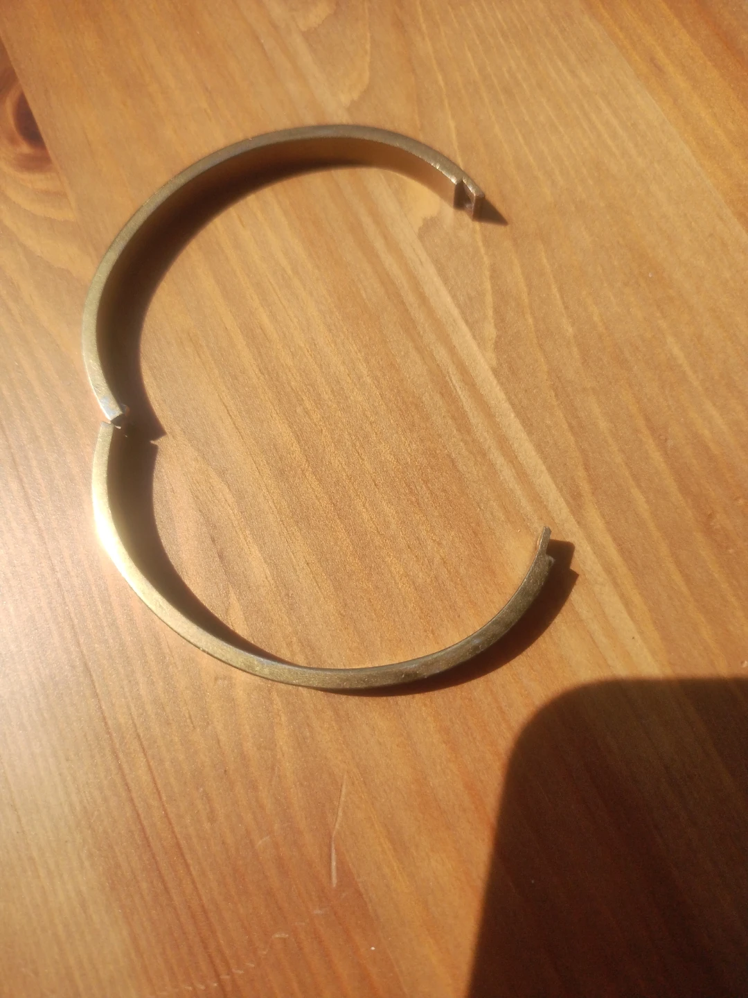 Gold Tone Stainless Steel Bangle - photo 3