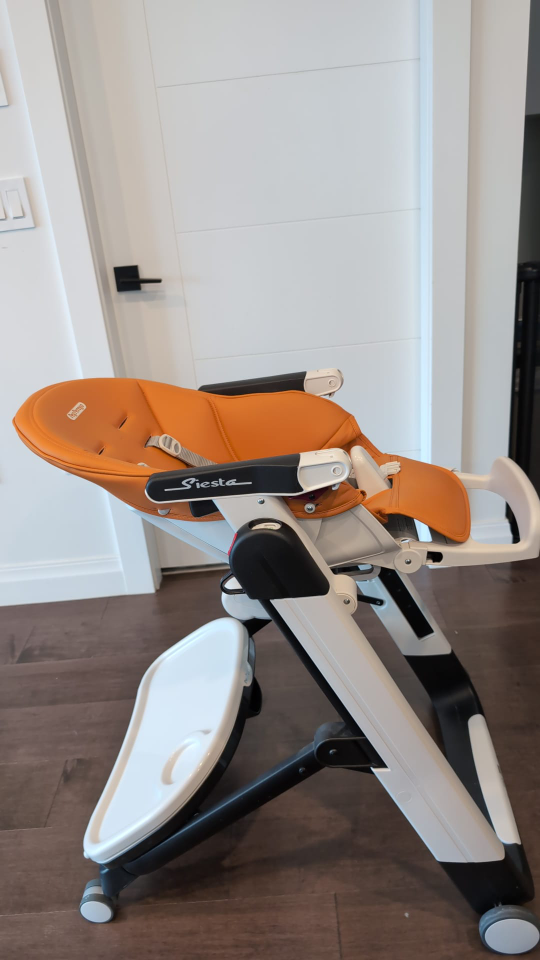Brand New Peg Perego Siesta High Chair - orange - photo 3