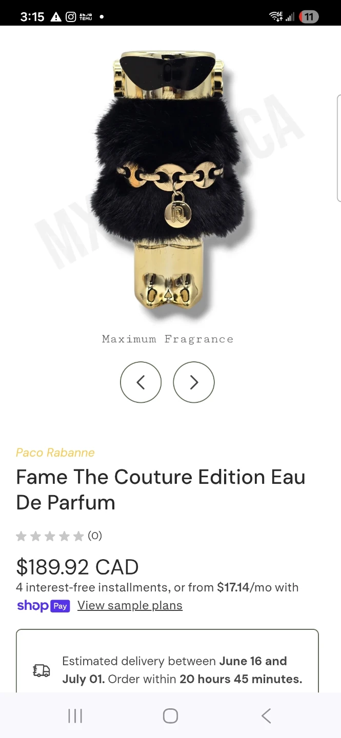 Paco Rabanne Fame The Couture Edition Eau De Parfum 80ml - photo 4