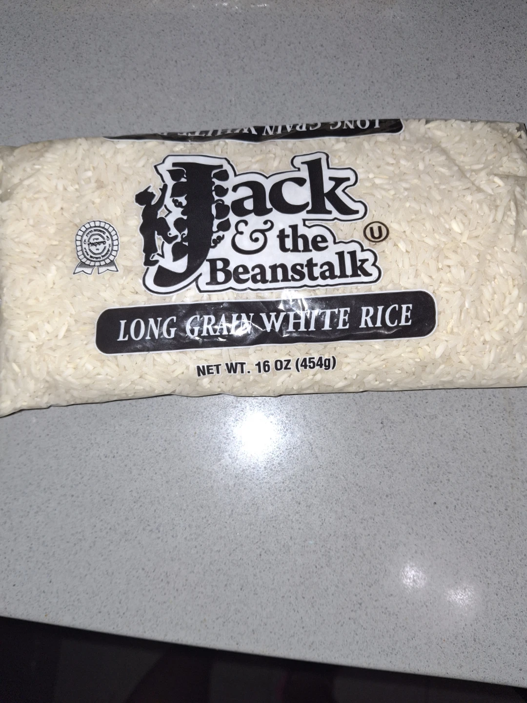 Jack & the Beanstalk Long Grain White Rice, 16 oz