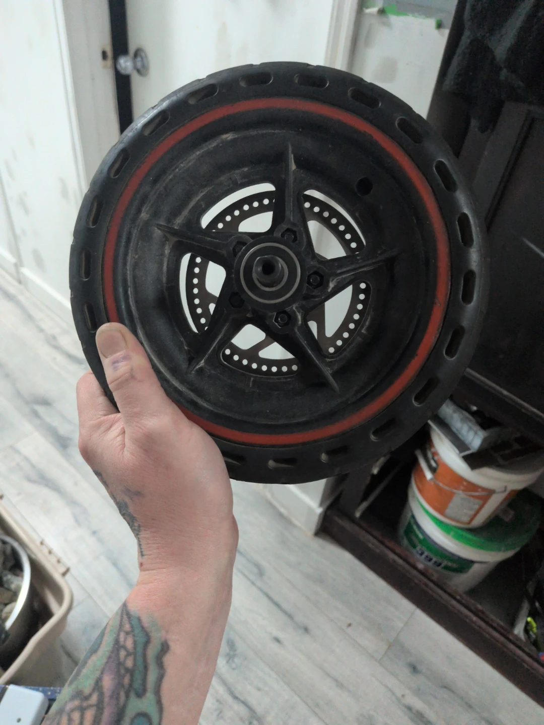 Electric Scooter Wheel with Disc Brake ⚽ - photo 3