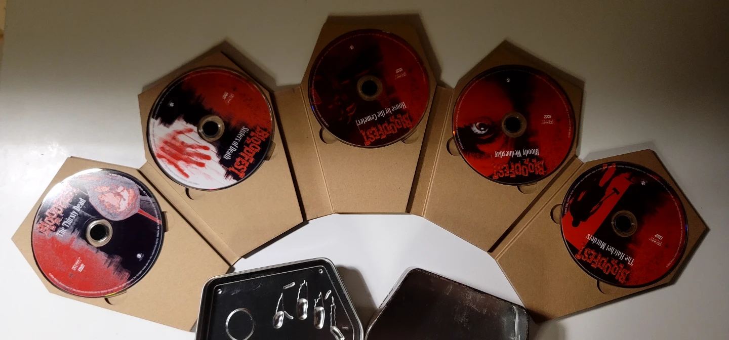 Bloodfest 5-DVD Collection Coffin Tin - photo 3