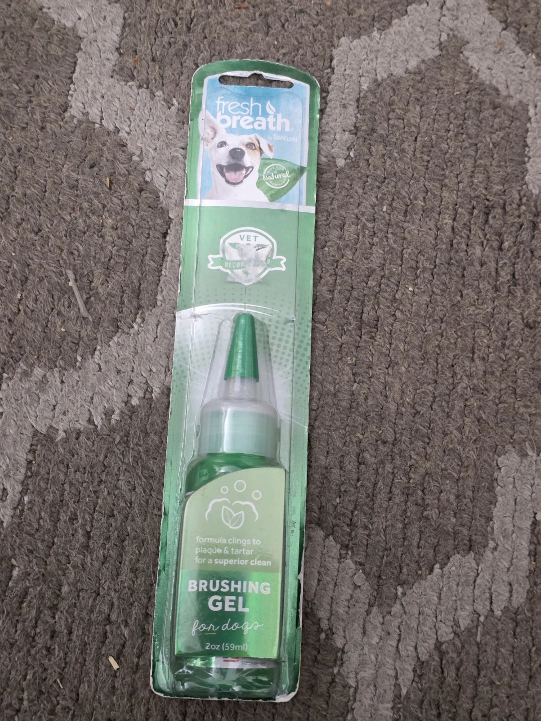 Fresh Breath Natural Brushing Gel for Dogs 2oz