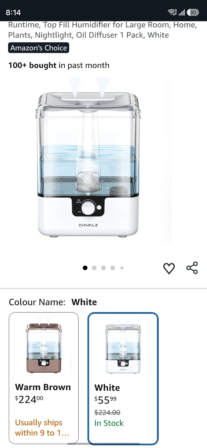 Chivalz Top Fill Humidifier - photo 4